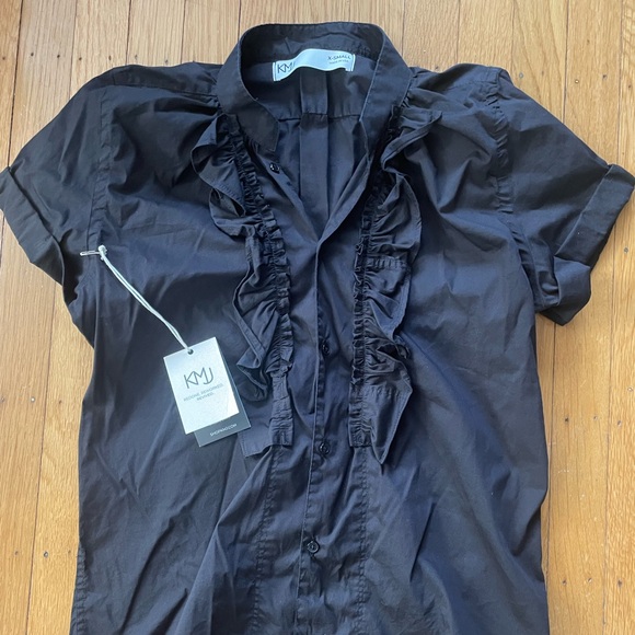 KMJ Kiki shirt, black, XS, NWT - Picture 3 of 5